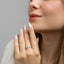 Solitário Moissainita 1ct com Zircônias Cravejada Fafellié