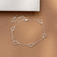 Pulseira de Prata com Corações Doce Menina Ródio