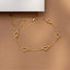 Pulseira de Prata com Corações Doce Menina Ouro 18k
