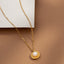 Colar com Pingente de Conha com Pérola Natural Ouro 18k