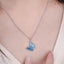 Conjunto Colar mais Pingente De Borboleta Esmaltada