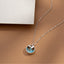 Colar de Prata 925 com Pingente de Sereia Prata 925