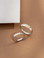 Par Aliança de Casal Sol e Lua Prata 925 e Ouro 18k