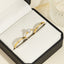 Alianças de Casamento/Namoro  em Prata 925 com Ouro 18K e Solitário Moissanite