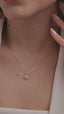 Colar com Pingente de Conha com Pérola Natural Ouro 18k